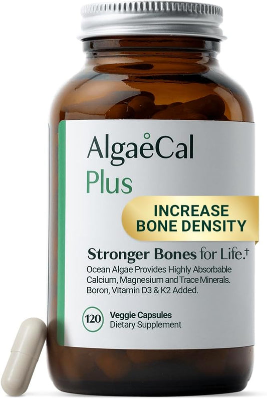 ALGAECAL Organic Red Algae Calcium Supplement for Bone Density